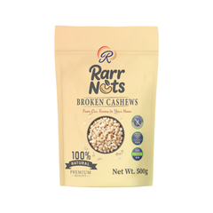 RARR NUTS Broken Cashews Broken Kaju, Rich In Protein and Zero Cholestrol