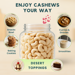 RARR NUTS Whole Cashews 3 X 200g, Whole Kaju, 100% Natrual Premium Cashews image 4