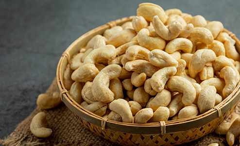 Cashew Kernels in a Bowl